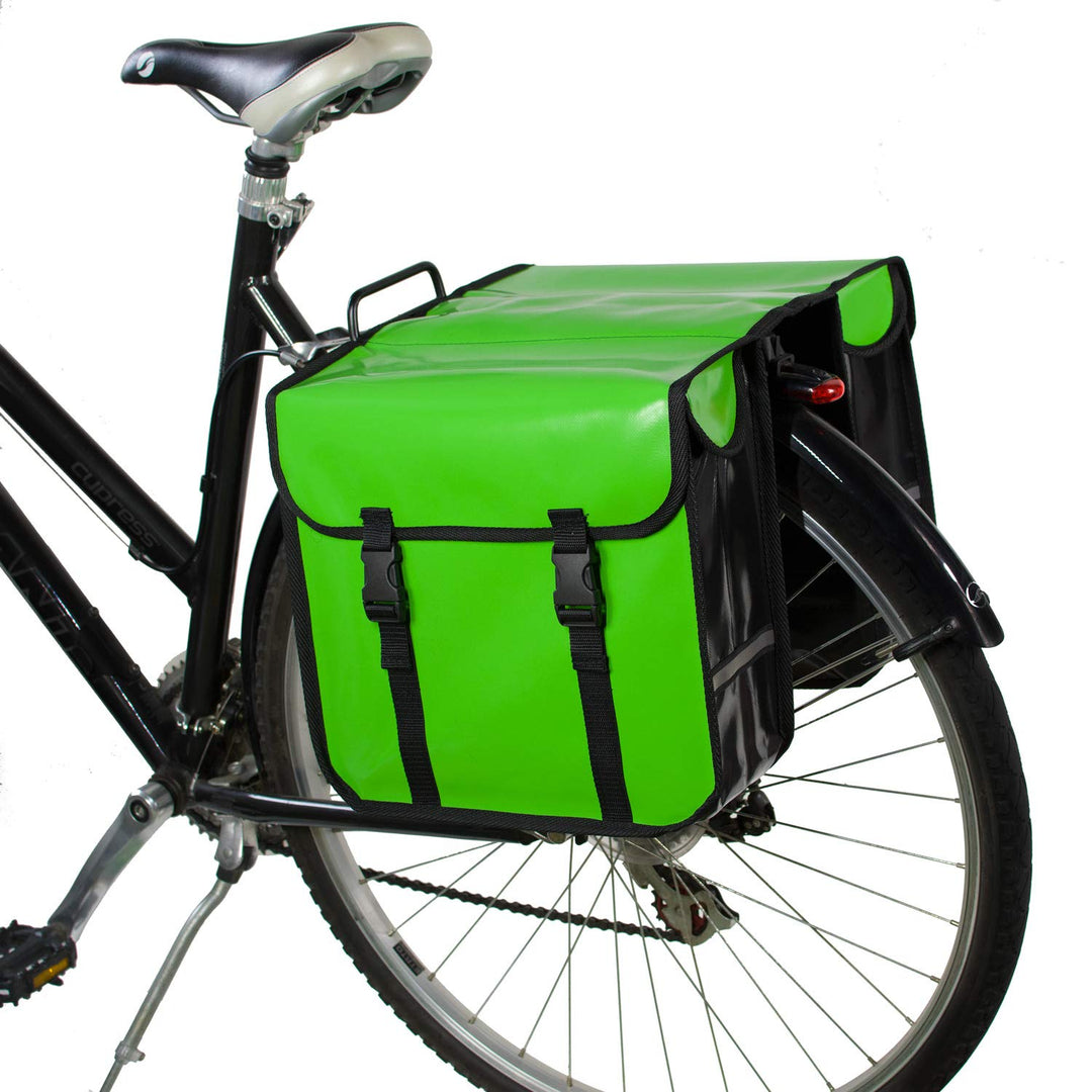 BikyBag Classic CW – wasserdichte Fahrrad-Doppeltasche, Fahrradtasche, Fahrrad, Pendler, Einkaufstas