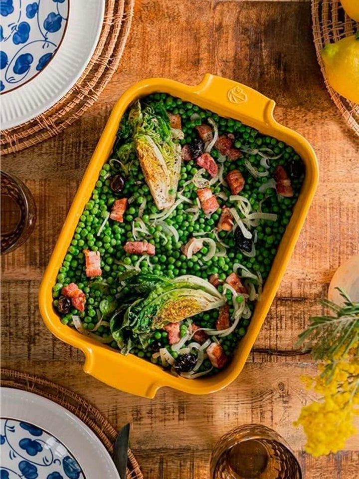 PEUGEOT - Rechteckige Auflaufform aus Keramik - 36 cm x 23,6 cm x 7,5 cm - Fassungsvermögen: 3,8 L -