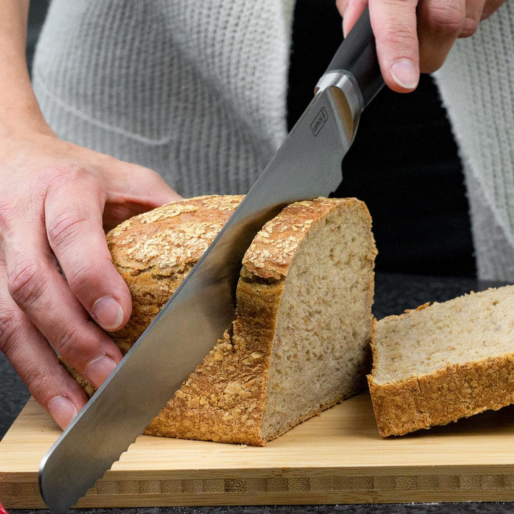 Lurch 230400 TANGO Messerblock (magnetisch) aus Bambus mit 6 TANGO Messern aus korrisionsbeständigem