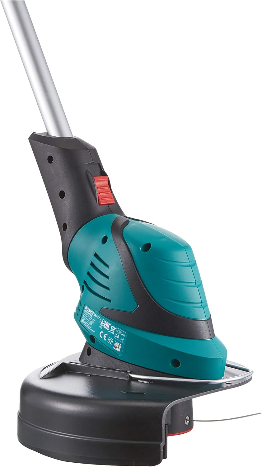 Bosch Rasentrimmer Art 27 (Doppelfadenspule, Pflanzenschutzbügel, Karton (450 Watt, Schnittkreisdurc