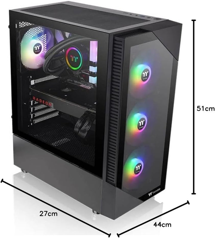 Thermaltake View 200 TG ARGB | ATX Mid Tower Chassis, CA-1X3-00M1WN-00