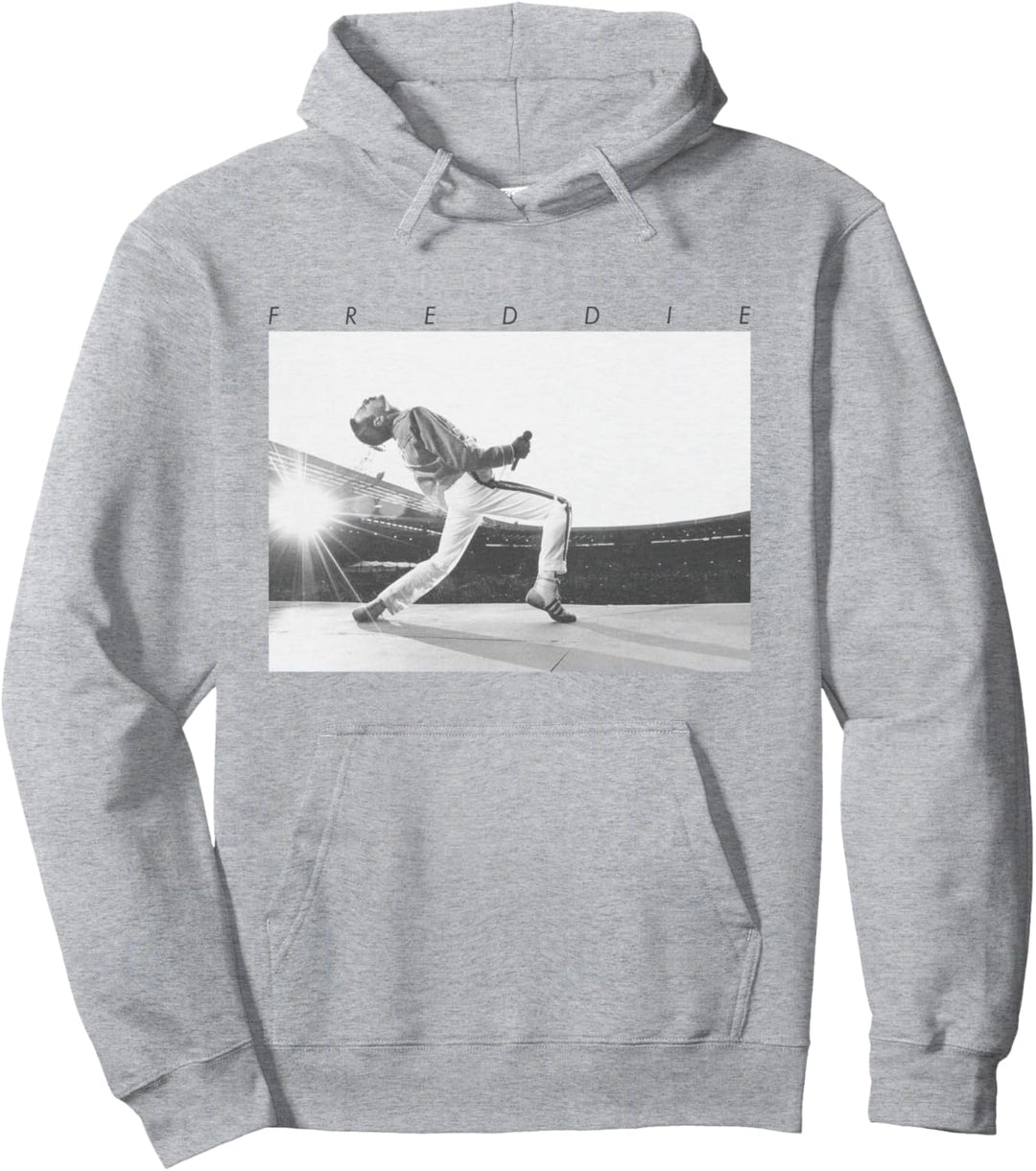 Freddie Mercury Offizielles Foto mit Eulenmotiv Pullover Hoodie