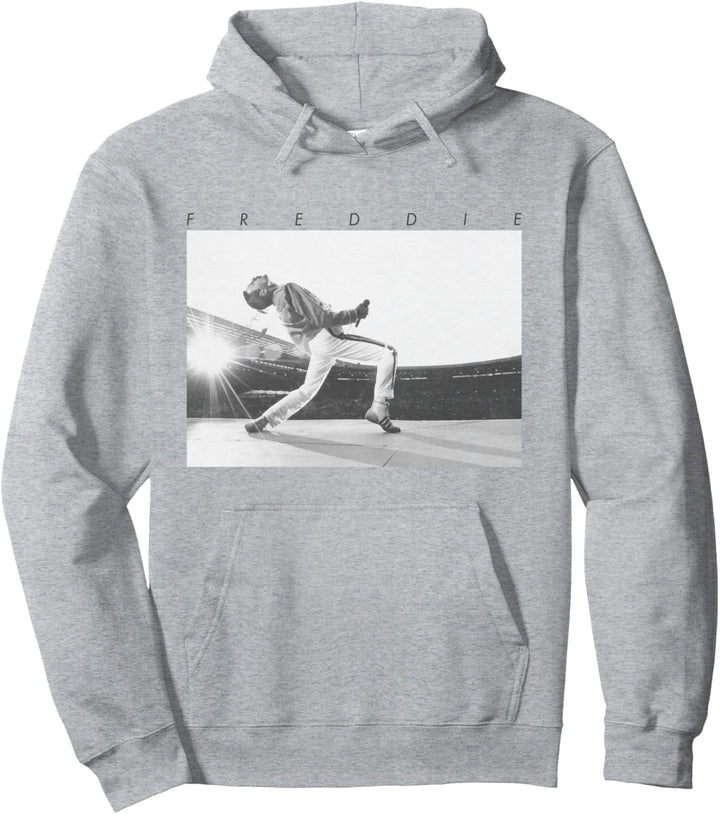 Freddie Mercury Offizielles Foto mit Eulenmotiv Pullover Hoodie