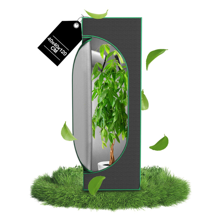 Growzelt für Indoor Growbox Lichtdicht &amp; Wasserdicht mit Transparentem Sichtfenster Pflanzenzelt aus