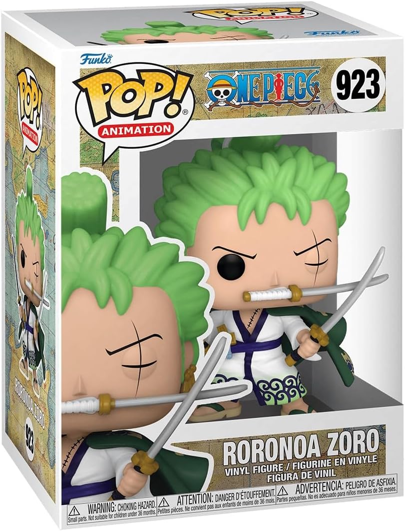 Funko POP! Animation: One Piece S8 - Monkey D. Luffy & Pop! Animation: One Piece - Roronoa Zoro - Lo