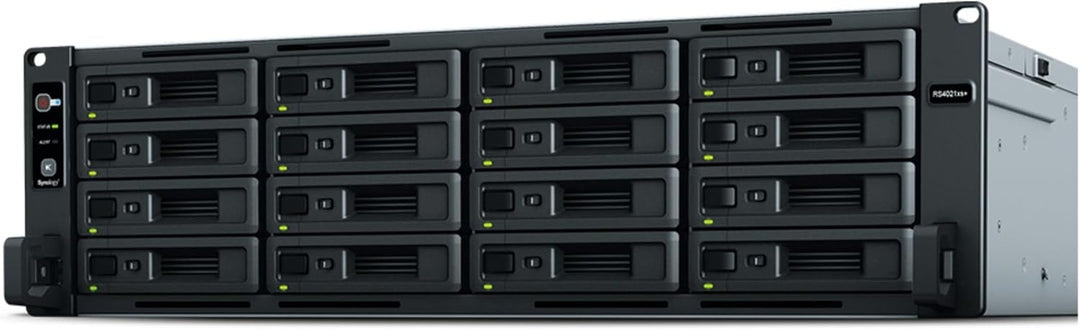 Synology NAS RS4021xs+ 0/16HDD Rack 3HE, schwarz, 132.3 mm x 482 mm x 656.5 mm
