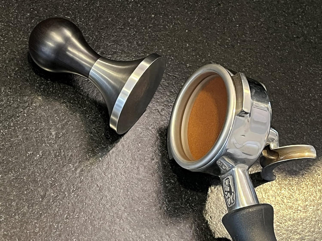 scarlet espresso | Tamper »Fino Affilato« inox sharp edge CNC präzisisiongefertigt, Edelstahl, Profi