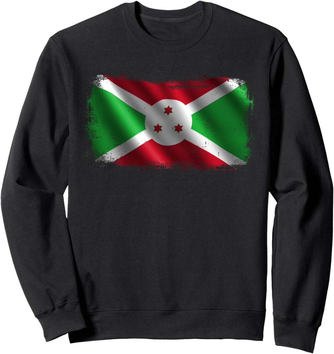 Burundi Burundische Nationalflagge Sweatshirt