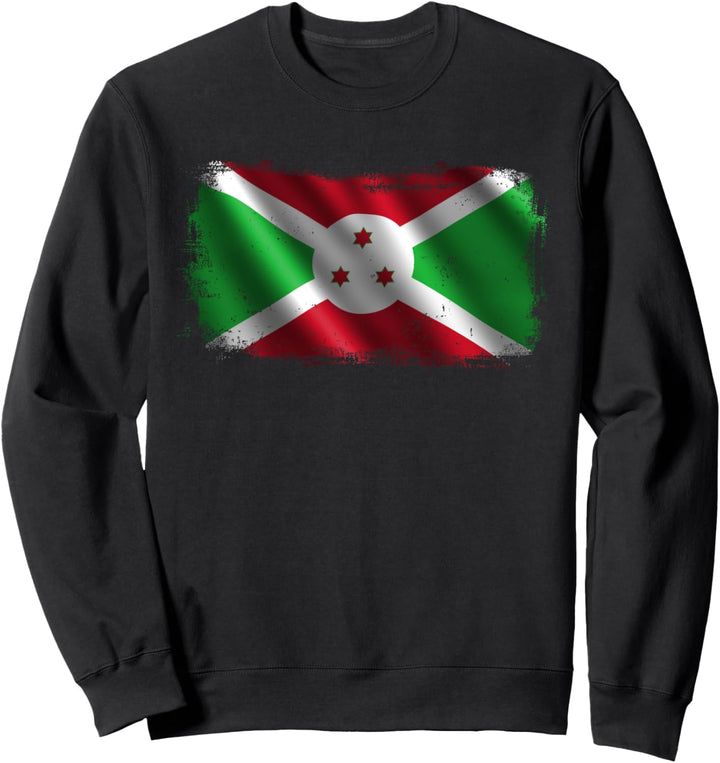 Burundi Burundische Nationalflagge Sweatshirt