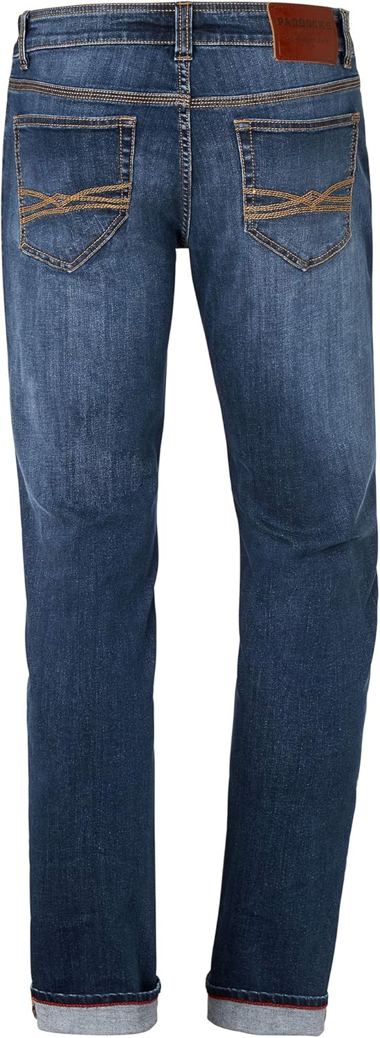 Paddocks Stretch Jeans Dean Slim Fit 80143 4981 5462 Dark Blue/dunkelblau Blau 31W / 34L, Blau 31W /