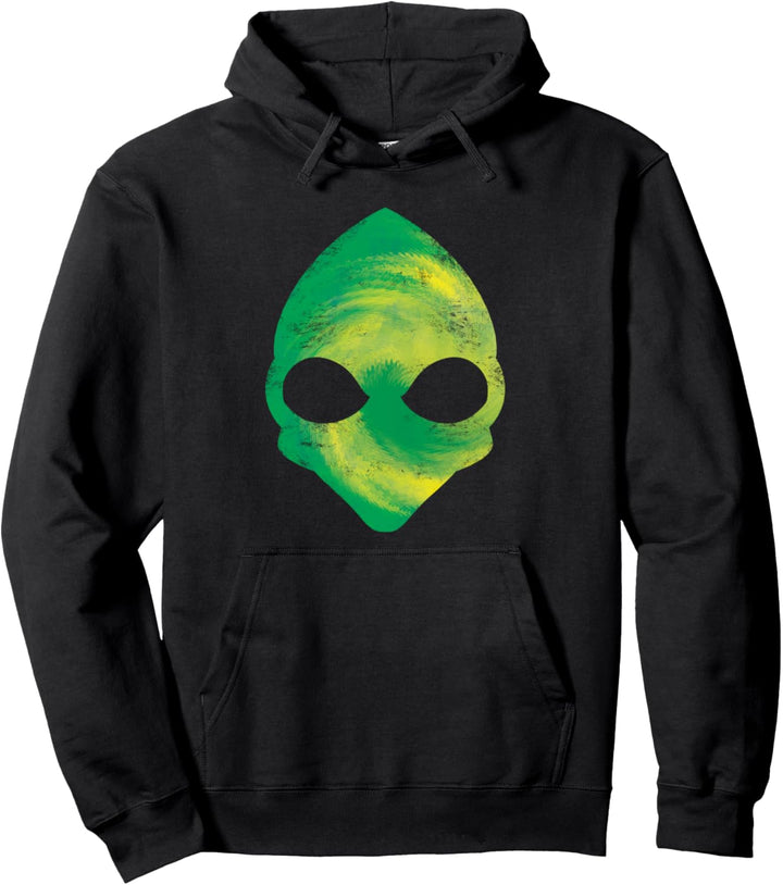 Weltraum Ausserirdischer Kopf UFO Geschenk Space Alien Pullover Hoodie