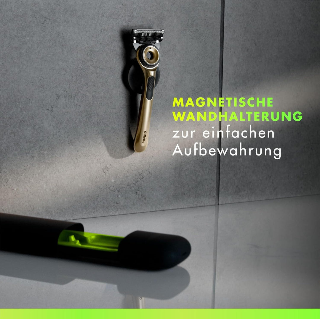 GilletteLabs mit Reinigungs-Element, Rasierer für Männer Champion Gold Edition, 1 Handstück - 1, bei