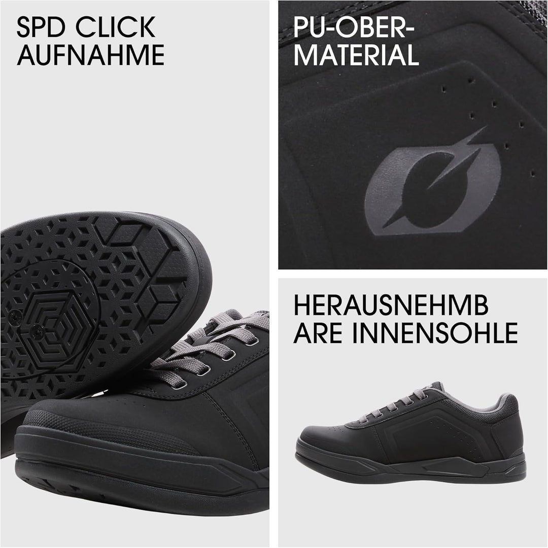 O'NEAL | Mountainbike-Schuhe | MTB Downhill Freeride | Vegan | SPD-Pedalplatten-kompatibel, Oberseit