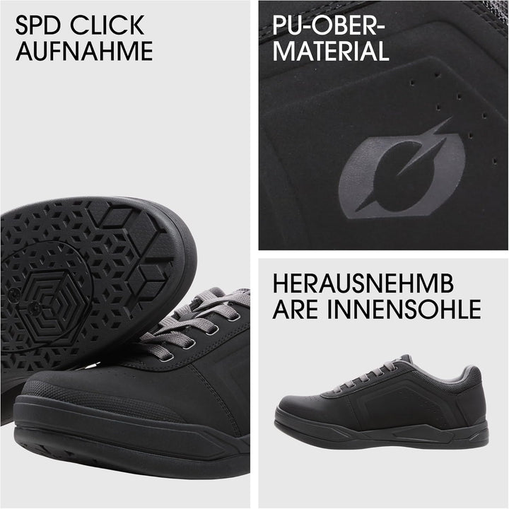 O'NEAL | Mountainbike-Schuhe | MTB Downhill Freeride | Vegan | SPD-Pedalplatten-kompatibel, Oberseit