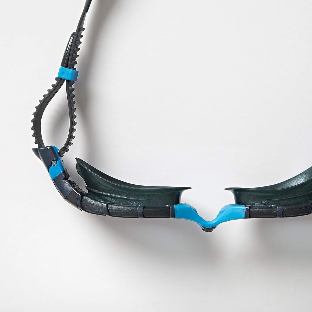 Zoggs Unisex Predator Flex Schwimmbrille Grau/Blau/Geräucherte Tönung Einheitsgrösse Single, Grau/Bl