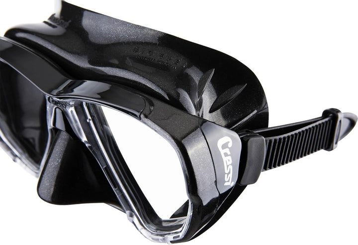 Cressi Tauchmaske Big Eyes Crystal Schwarz/Schwarz, Schwarz/Schwarz
