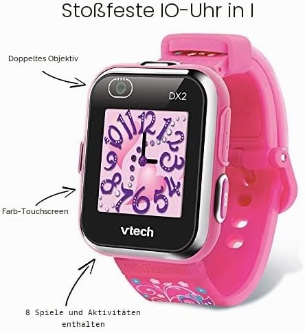 VTech 193835 Kidizoom Smartwatch Connect DX2 , Rosa, Rosa