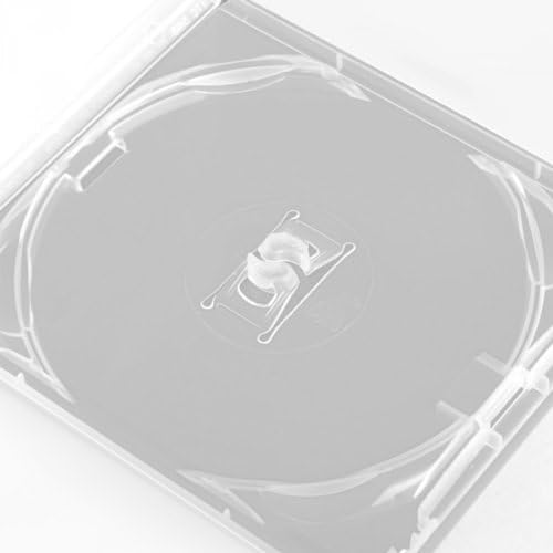 Amaray DVD Doppelhüllen, 15 mm, Maschinen-pack-Qualität, Transparent, 50 Stück