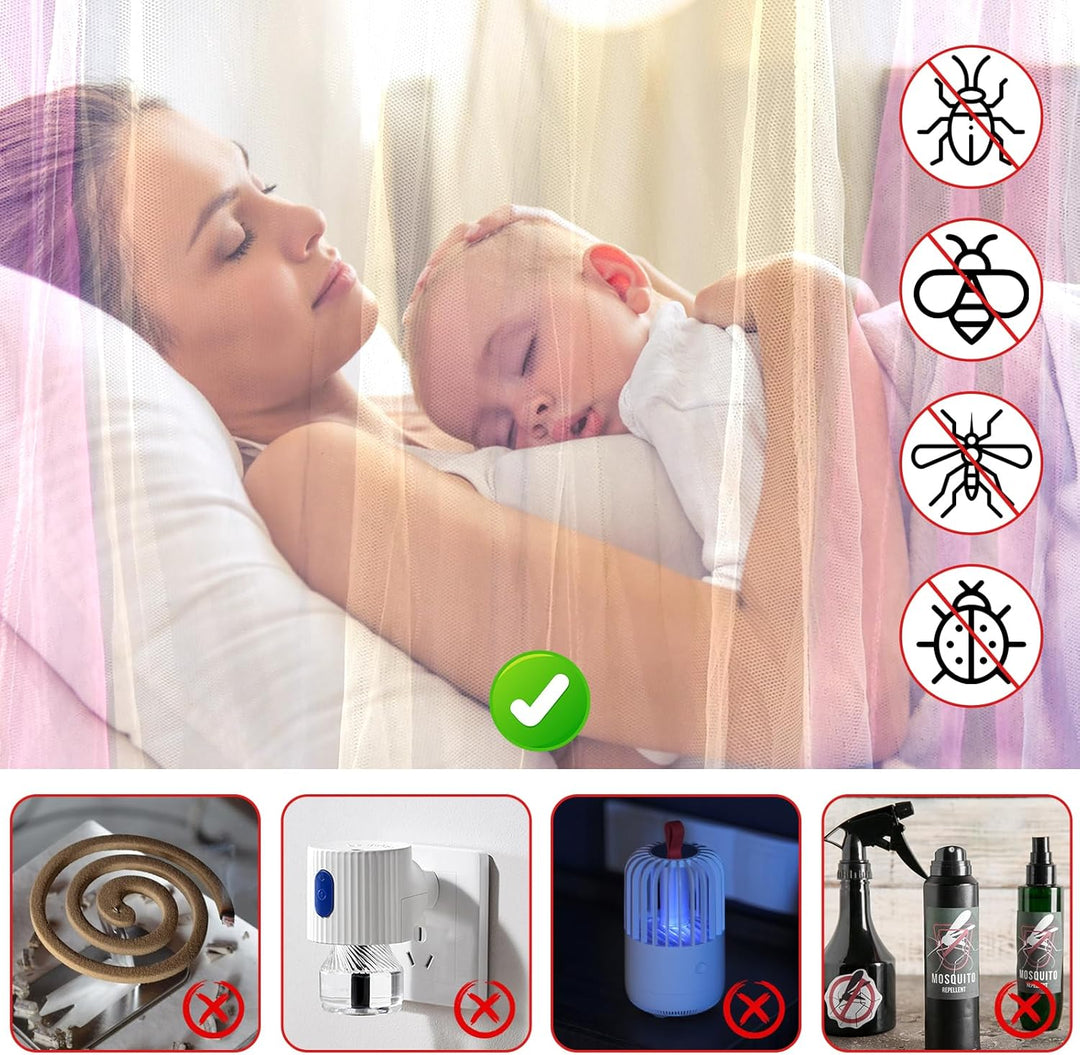 Apritsce Moskitonetz Bett, Betthimmel Mädchen, Regenbogen Baldachin für Doppelbett Einzelbett, Balda