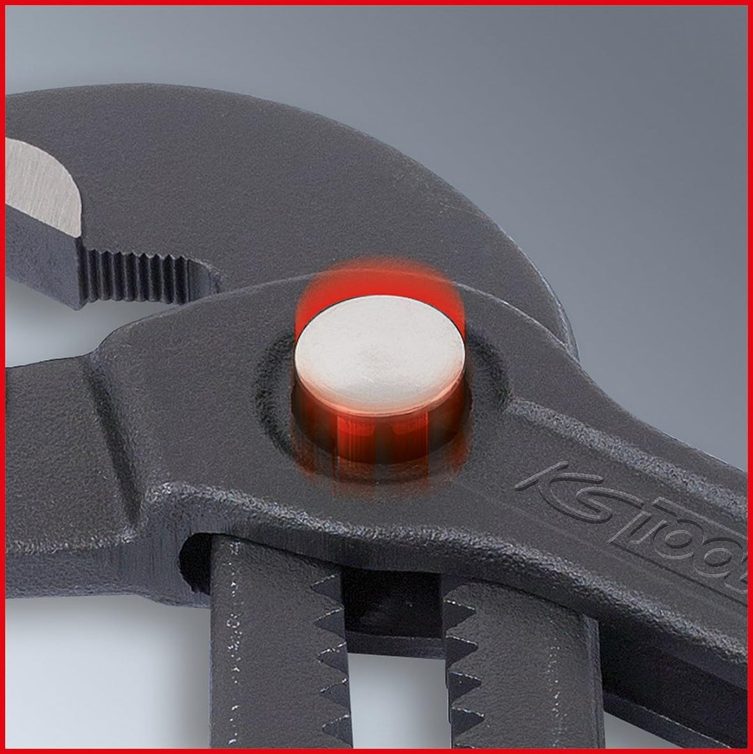 KS Tools 115.2016 Wasserpumpenzange mit Druckknopfverstellung, 415mm