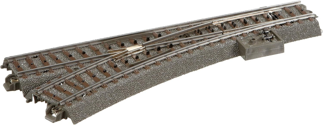 Märklin 24612 – Weiche rechts, C-Gleis, Spur H0 & 24611 – Weiche Links, C-Gleis, Spur H0 Bundle mit