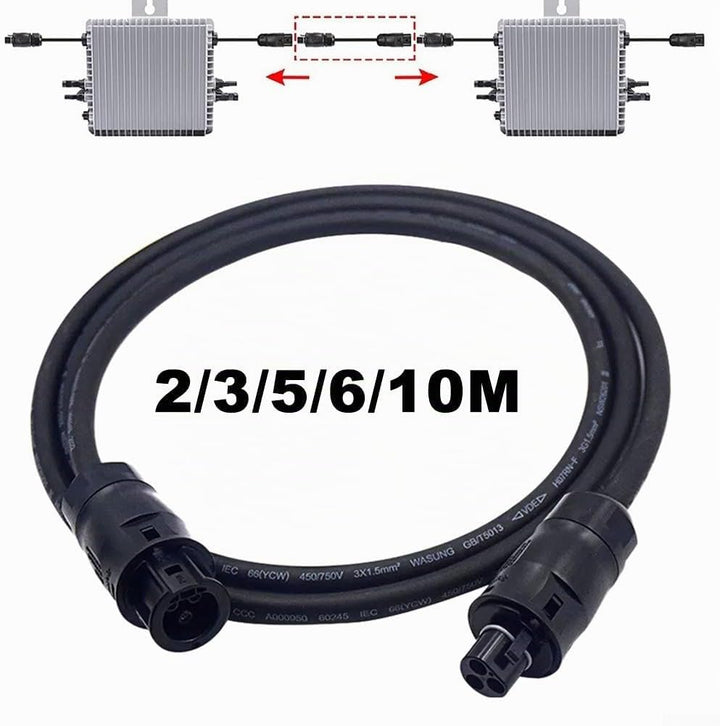 Verbindungskabel mit BC01 Buchse auf Stecker, Verlängerungsadapter für Micro-Wechselrichter, 5 m 5 m