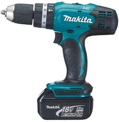 Perceuse à percussion MAKITA sans fil 18 V 2 batteries 3 Ah 13 mm et coffret - DHP453SFE