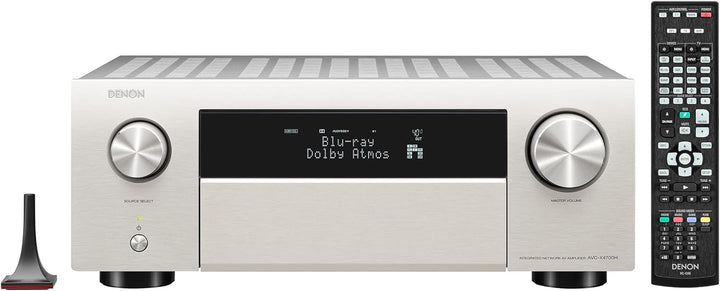 Denon AVC-X4700H 9.2-Kanal AV-Verstärker, Hifi Verstärker, Alexa kompatibel, 8 HDMI Eingänge und 3 A