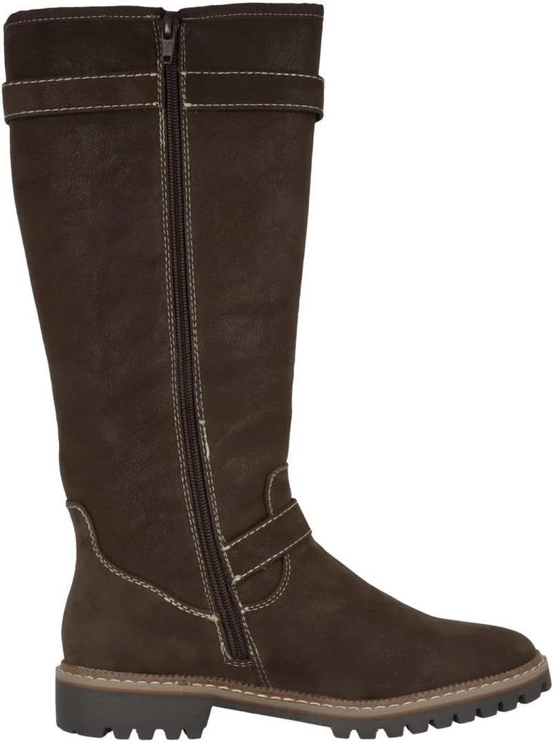 s.Oliver Damen 5-5-26693-29 Kniehohe Stiefel 38 EU Dunkelbraun, 38 EU Dunkelbraun