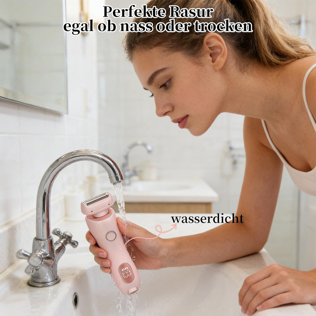 Boulina Rasierer Damen, Glisse Pro Haarentferner Boulina, Damen Rasierer Intimzone, Sanfte Haarentfe