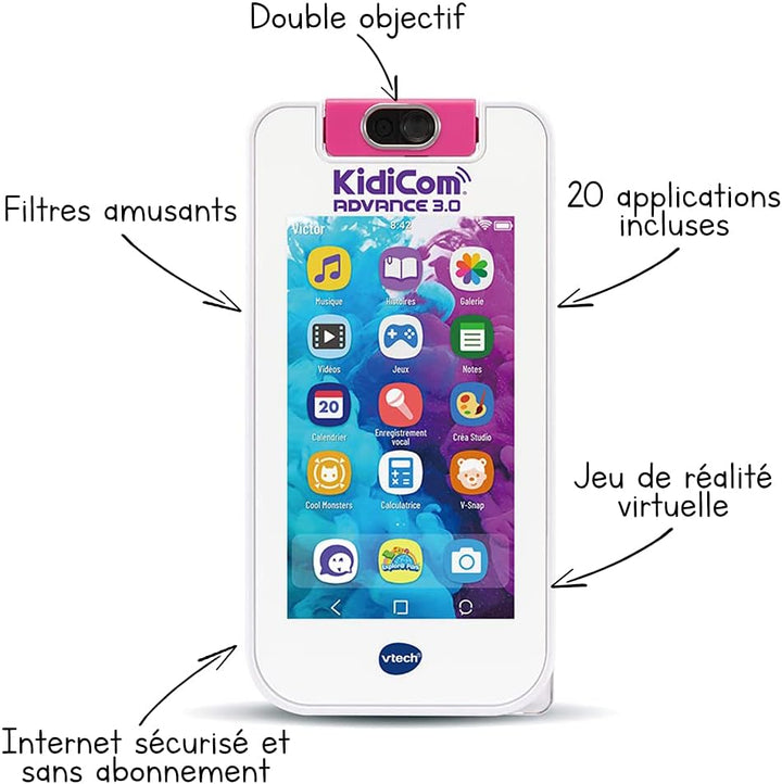 VTech 541155 KidiCom, Rosa
