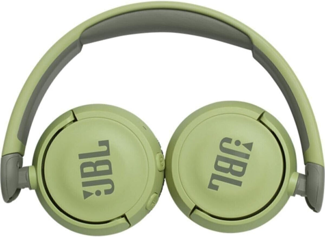 JBL Jr310 BT On-Ear Kinder-Kopfhörer - Grün – Kabellose Bluetooth-Ohrhörer mit Headset und Fernbedie