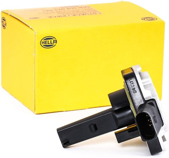 HELLA 6PR 008 079-041 Sensor, Motorölstand - 3-polig - mit Dichtung & 6PT 009 107-141 Sensor, Kühlmi