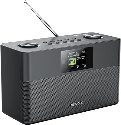 KENWOOD CR-ST80DAB-B Stereo-Kompaktradio (DAB+, UKW, Bluetooth, Line-In, Weckfunktion, Farbe