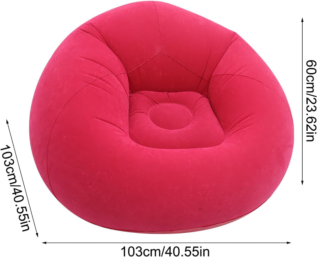 Luftsessel | Zusammenklappbares Tragbares Luftsofa | Gartenmöbel Zum Schlafen Entspannen Reisen Pool