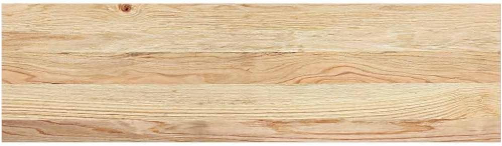 Treppenstufen aus massivem Eichenholz, 90 x 25 x 2 cm, 4 Stück, unbehandelt für Treppe innen und als