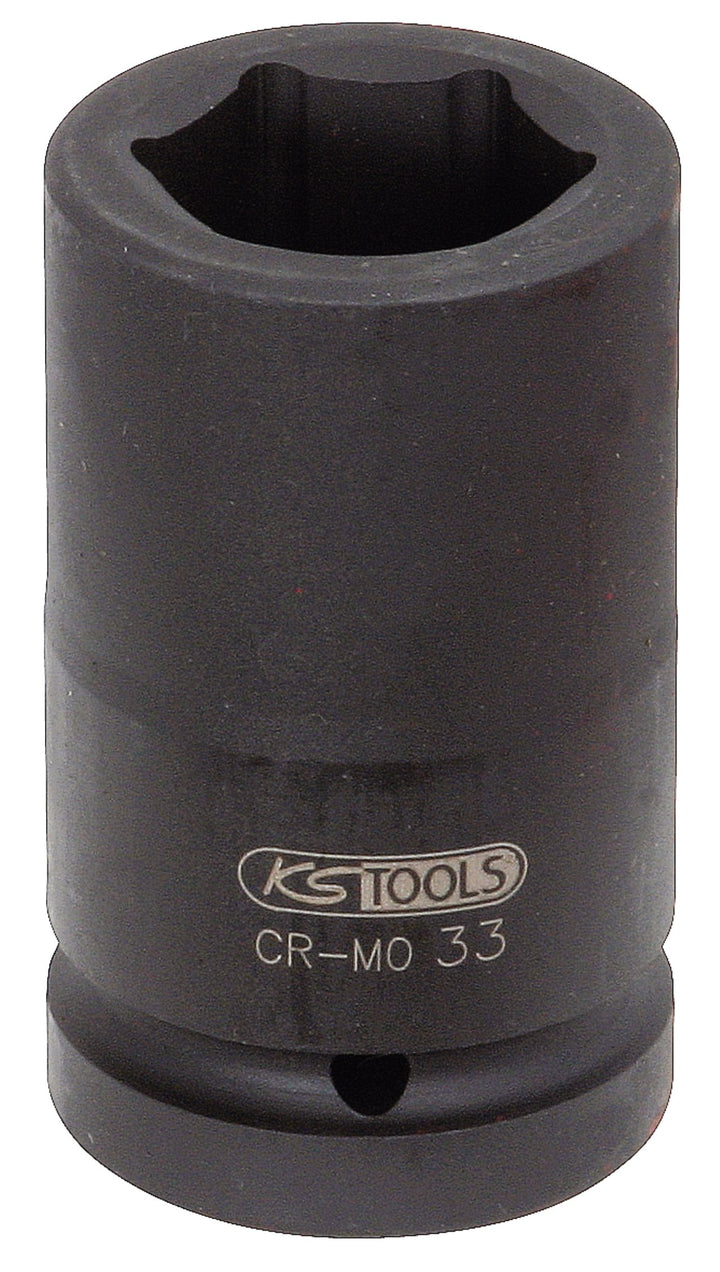 KS Tools 515.1827 1" Sechskant-Kraft-Stecknuss, lang, 27mm 27 mm, 27 mm