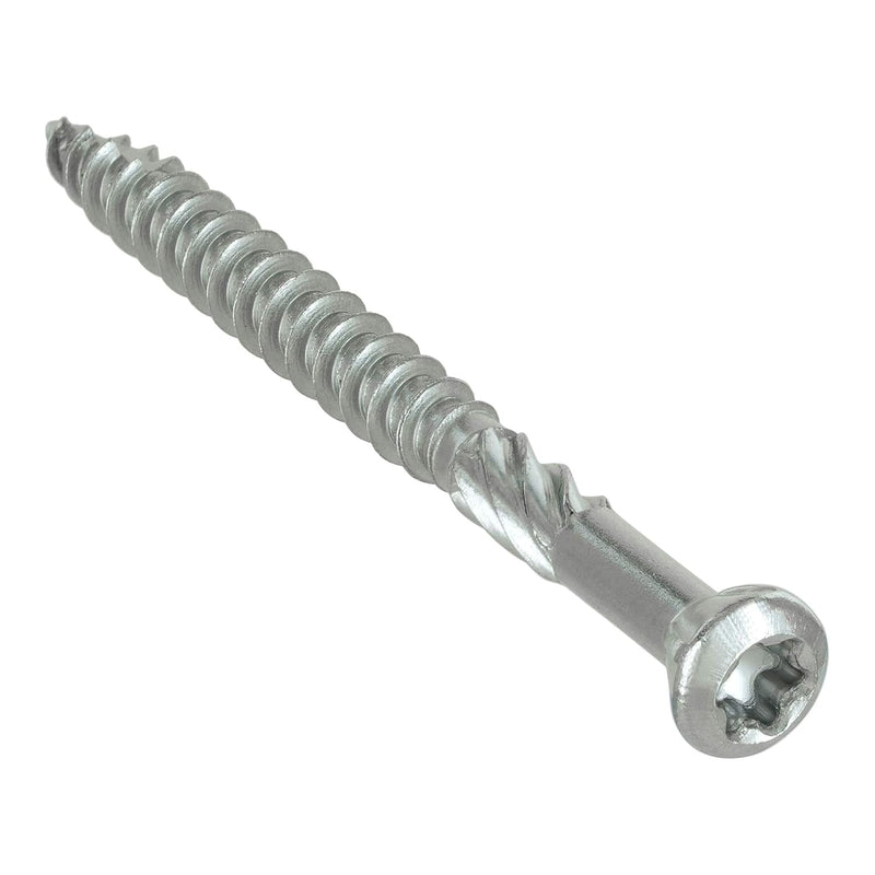 200 Stück Terrassenschrauben 5,0 x 50 Torx | Edelstahl A2 Blank | Rostfrei | Universalschraube | Sch