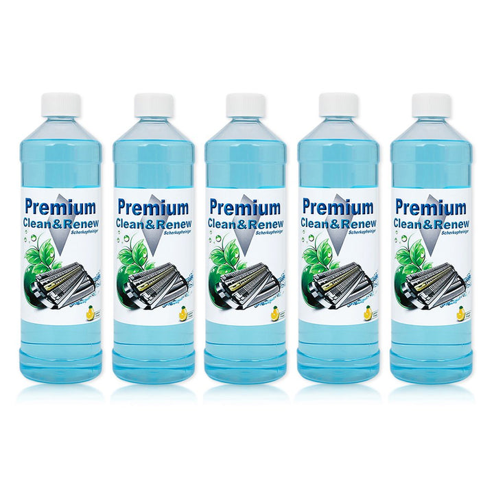 5 Liter Premium Scherkopfreiniger zum Nachfüllen von original Braun Kartuschen.