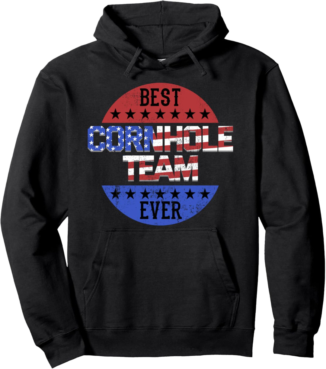 Best Cornhole Team Ever Hinterhof Spiel Pullover Hoodie