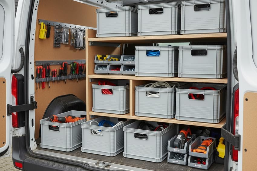 OKT Aufbewahrungsbox RobustoBox, 20 Liter, lichtgrau