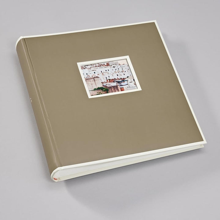 Semikolon 370026 Jumbo Album - 30x30 cm, 100 Seiten cremefarben, für 10x15 Fotos, mit Pergaminpapier
