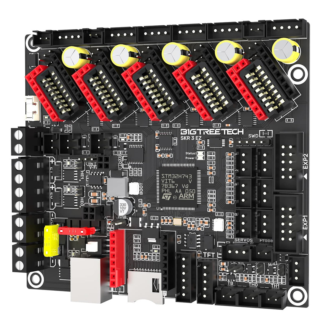BIGTREETECH SKR 3 EZ Mainboard Silent Motherboard 48 V Hochgeschwindigkeitsdruckunterstützung Marlin