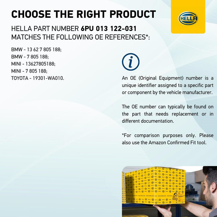 HELLA 6PU 013 122-031 Impulsgeber, Kurbelwelle - 3-polig