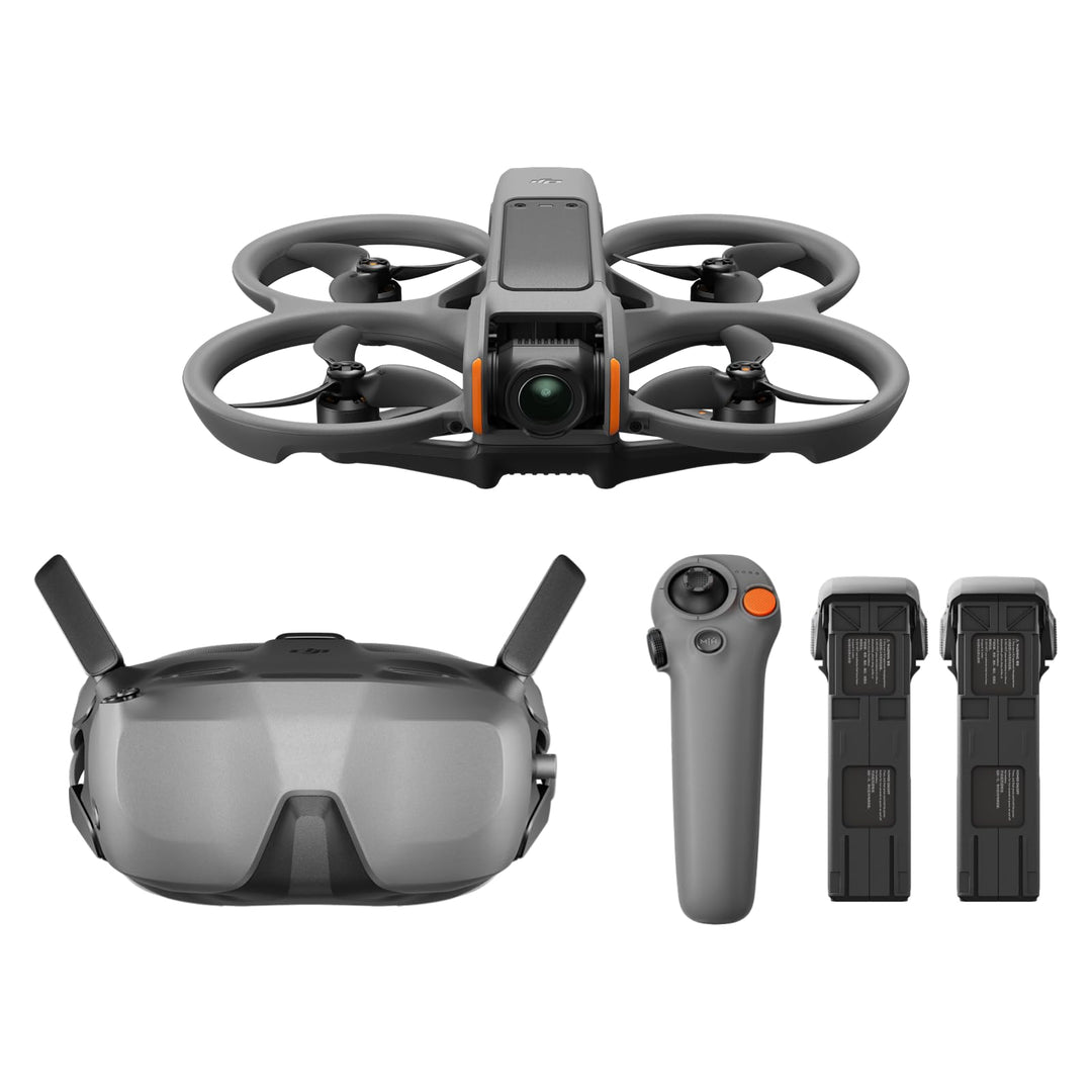 DJI Avata 2 Fly Smart Combo (drei Akkus), FPV-Drohne mit Kamera 4K, Immersive Experience, One-Push-A