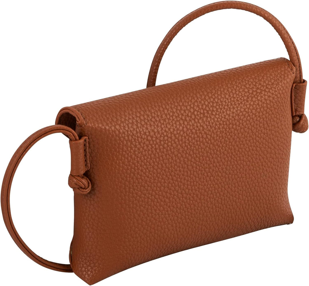 TOM TAILOR Damen Velina Umhängetasche ohne Reissverschluss Cognac, Cognac