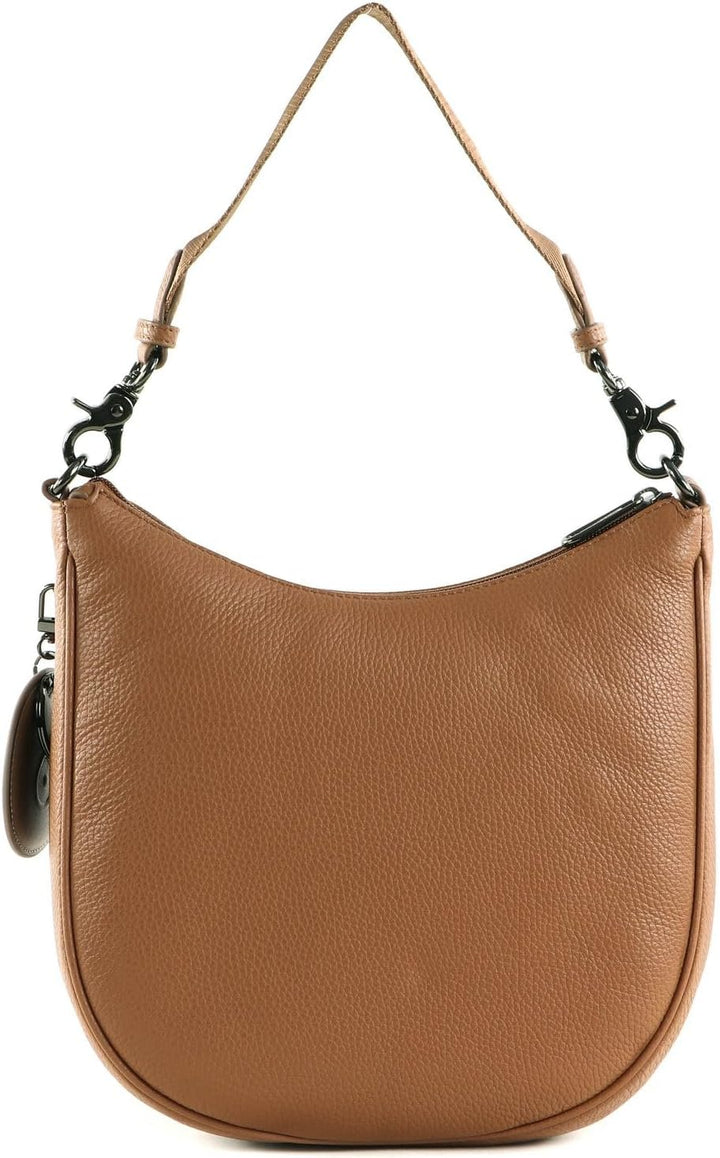 Mandarina Duck Mellow Leather Schultertasche Indian Tan, Indian Tan