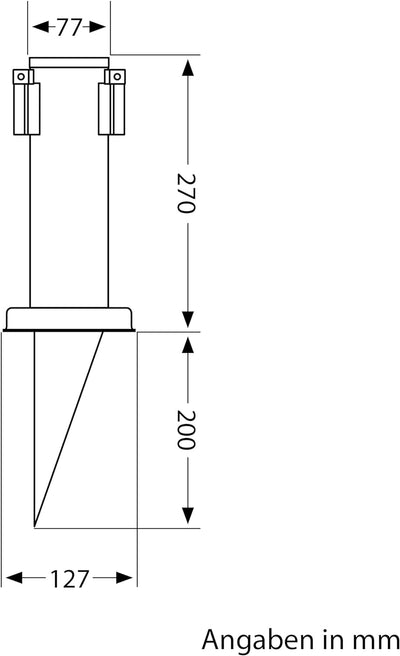 ledscom.de Garten-Steckdosen-Säule PORU mit Erdspiess für aussen, 2-Fach, Edelstahl, anthrazit, rund