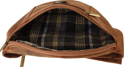 Harold's Gürteltasche Rind-Leder 20 x 13 x 7 cm Bauchtasche Hüft-Tasche 101003 braun