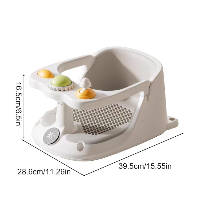 Badewannensitz Sicherer Tragbarer Badstuhl 39,5x28.6x16,5 Cm Sitzhilfe Rutschfester Baby Badesitz Mi